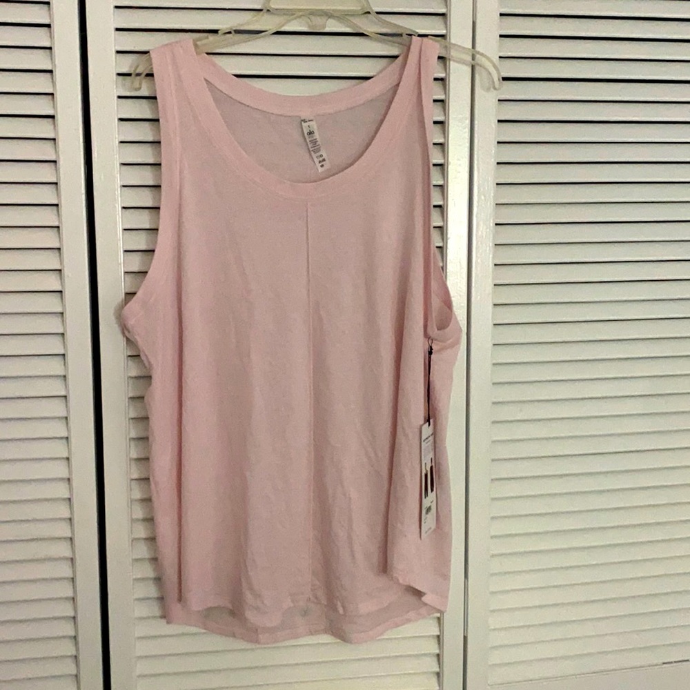 Alo Yoga pink moon tank BNWT size large
